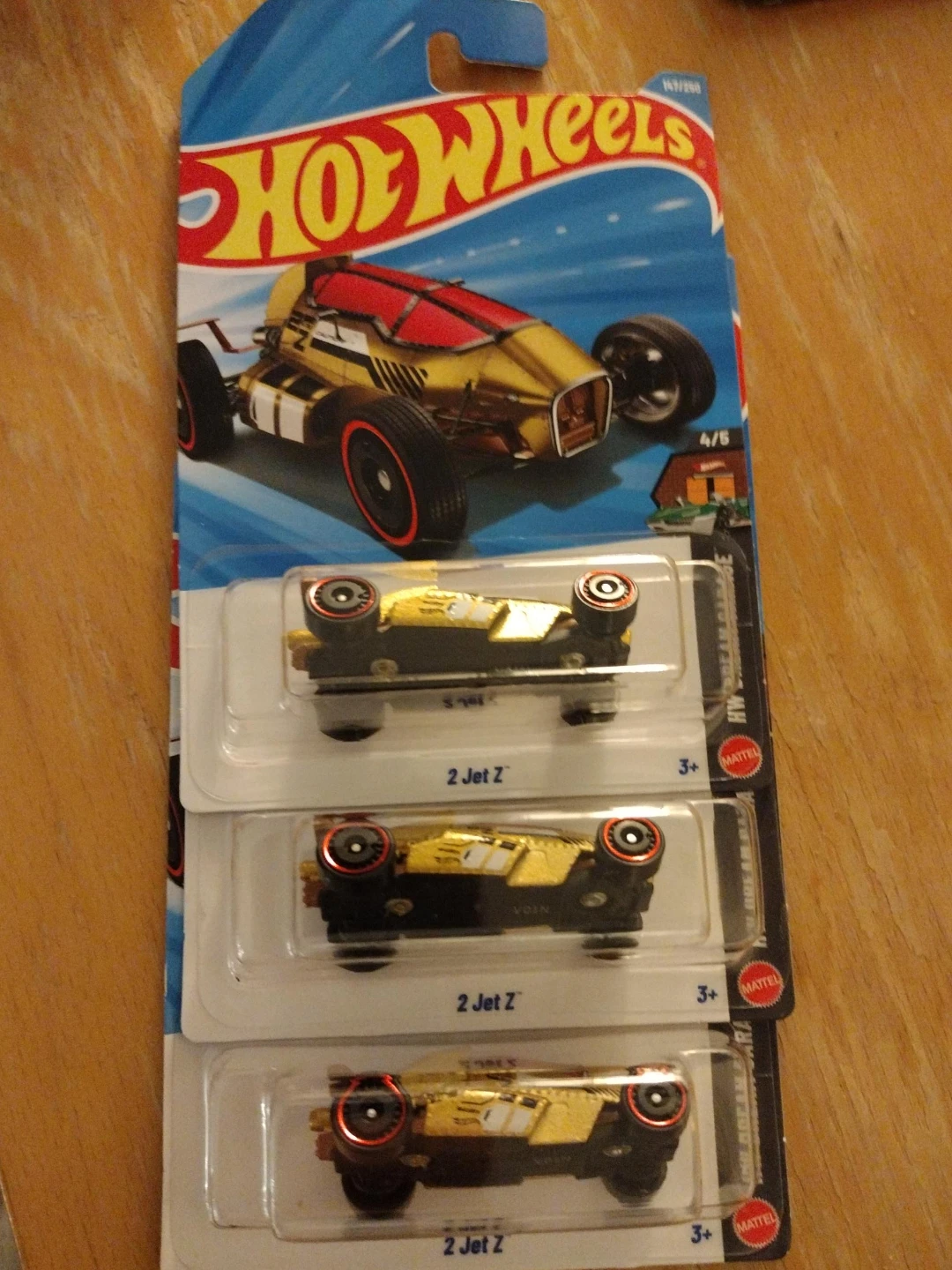 3 New Hot Wheels 2 Jet Z Die-Cast Cars