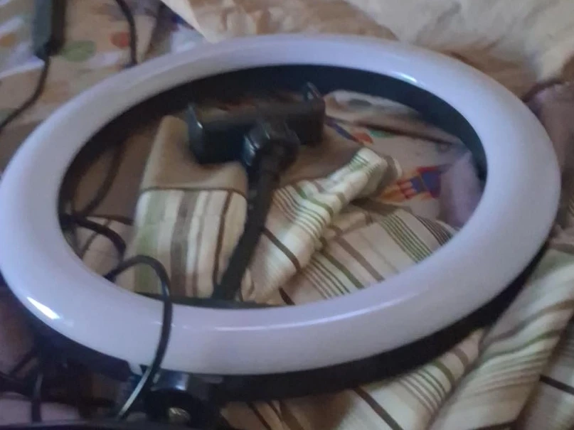 LED Ring Light with Phone Mount