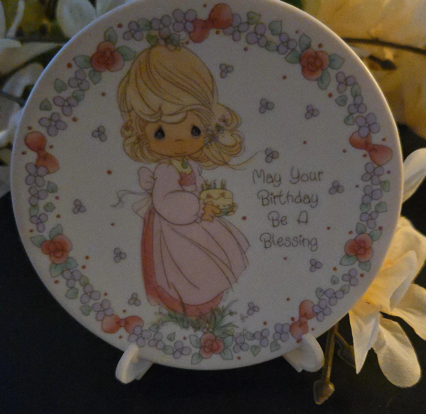 Precious Moments Birthday Plate