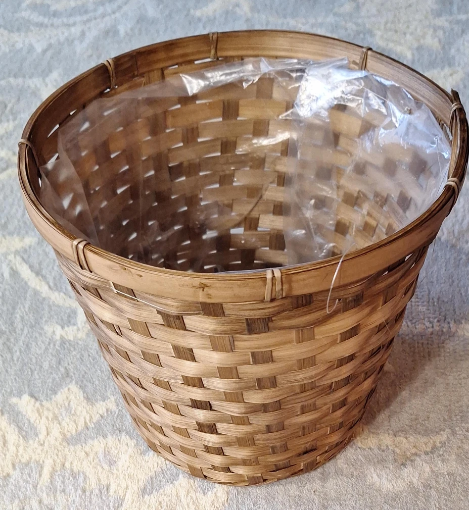 Woven Bamboo Plant Basket