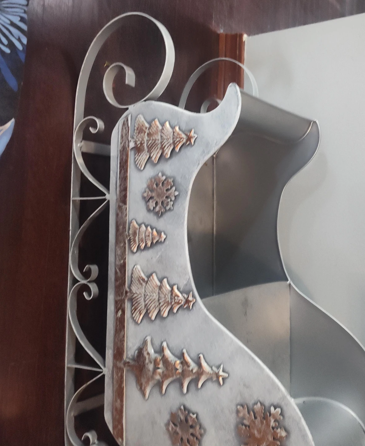 Metal Decorative Christmas Sleigh