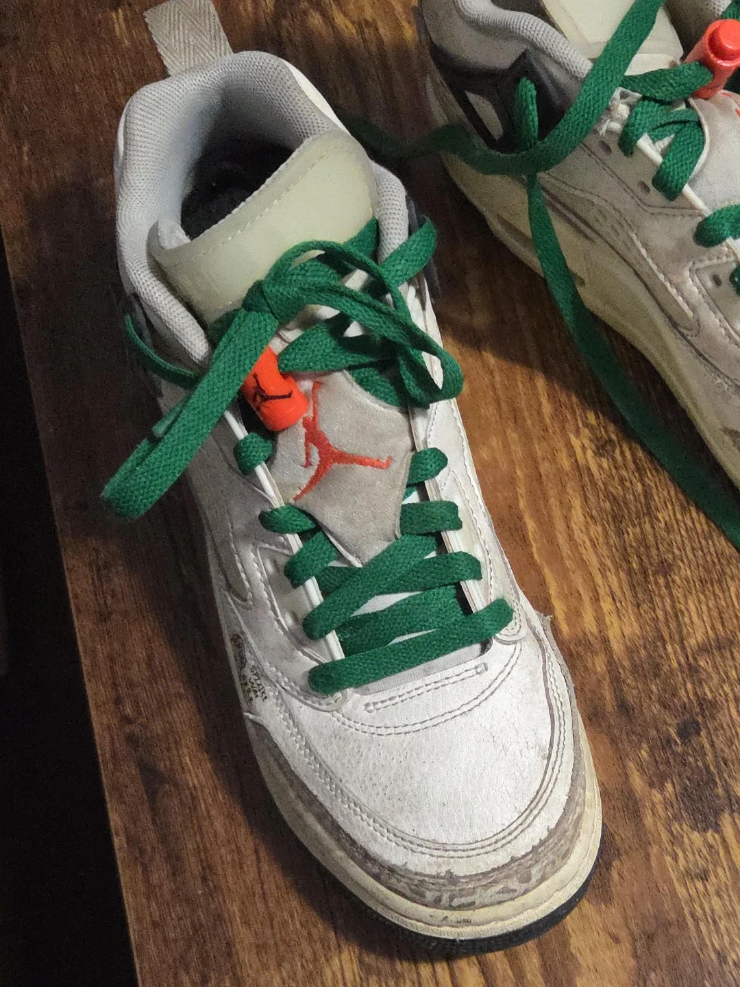 Jordan Spizike White/Green Sneakers