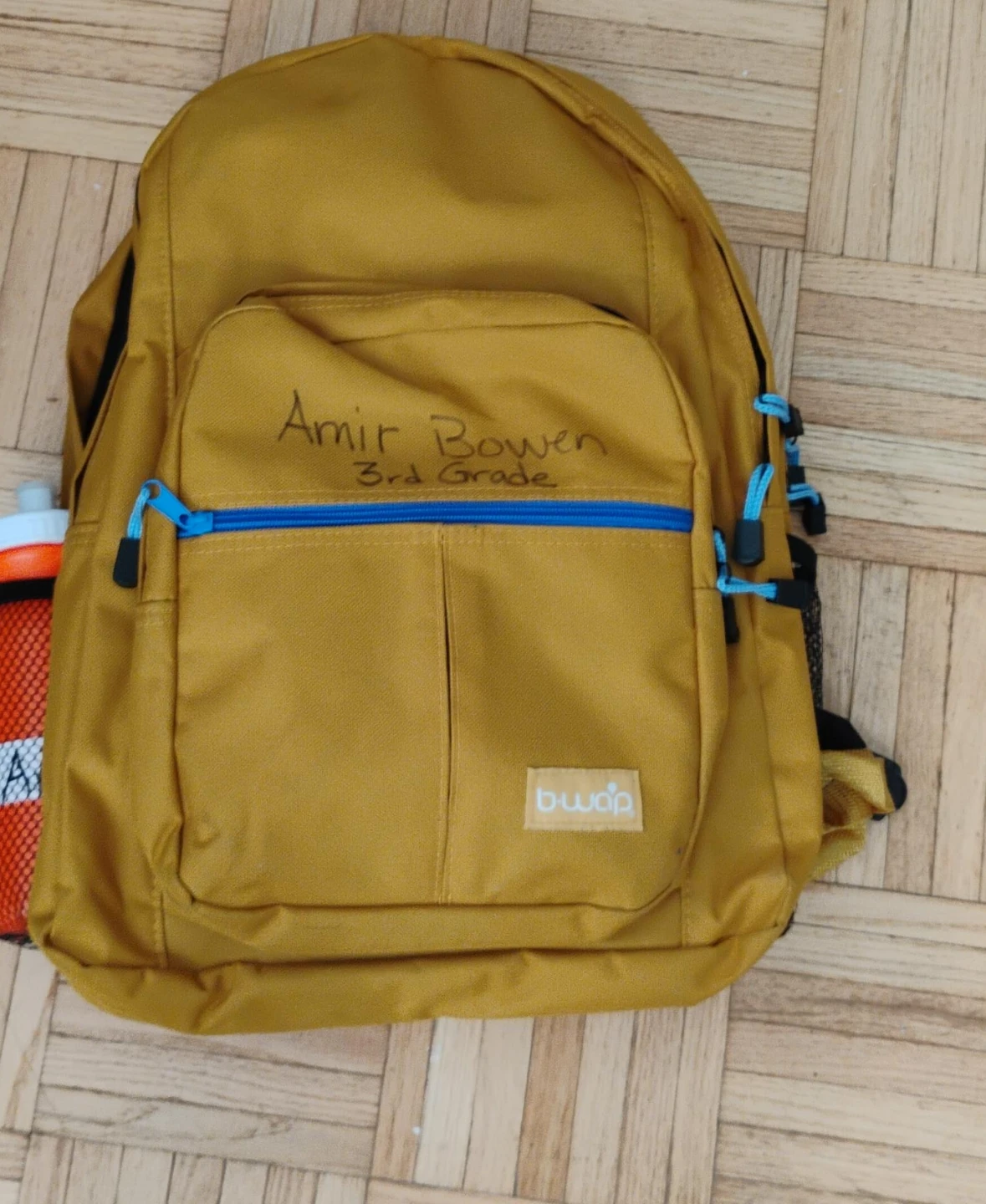 Bwap Kids School Backpack Gold
