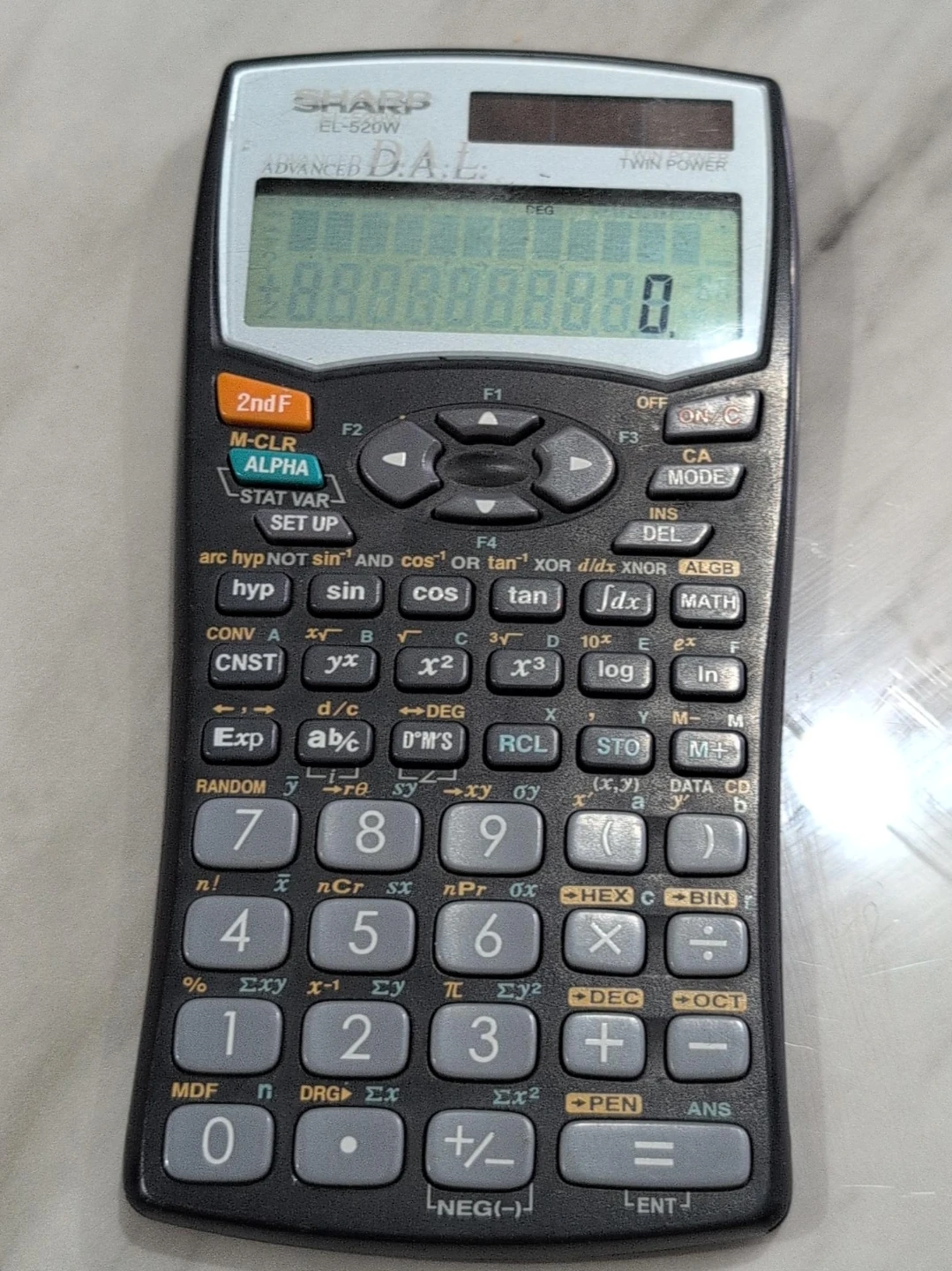 Sharp EL-520W Scientific Calculator