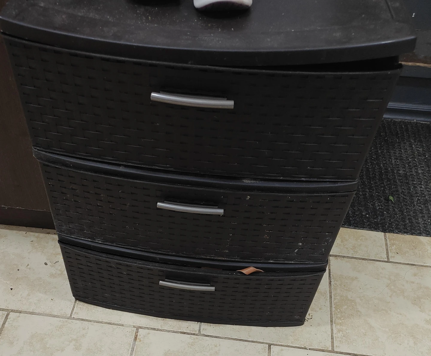 3-Drawer Plastic Storage Unit