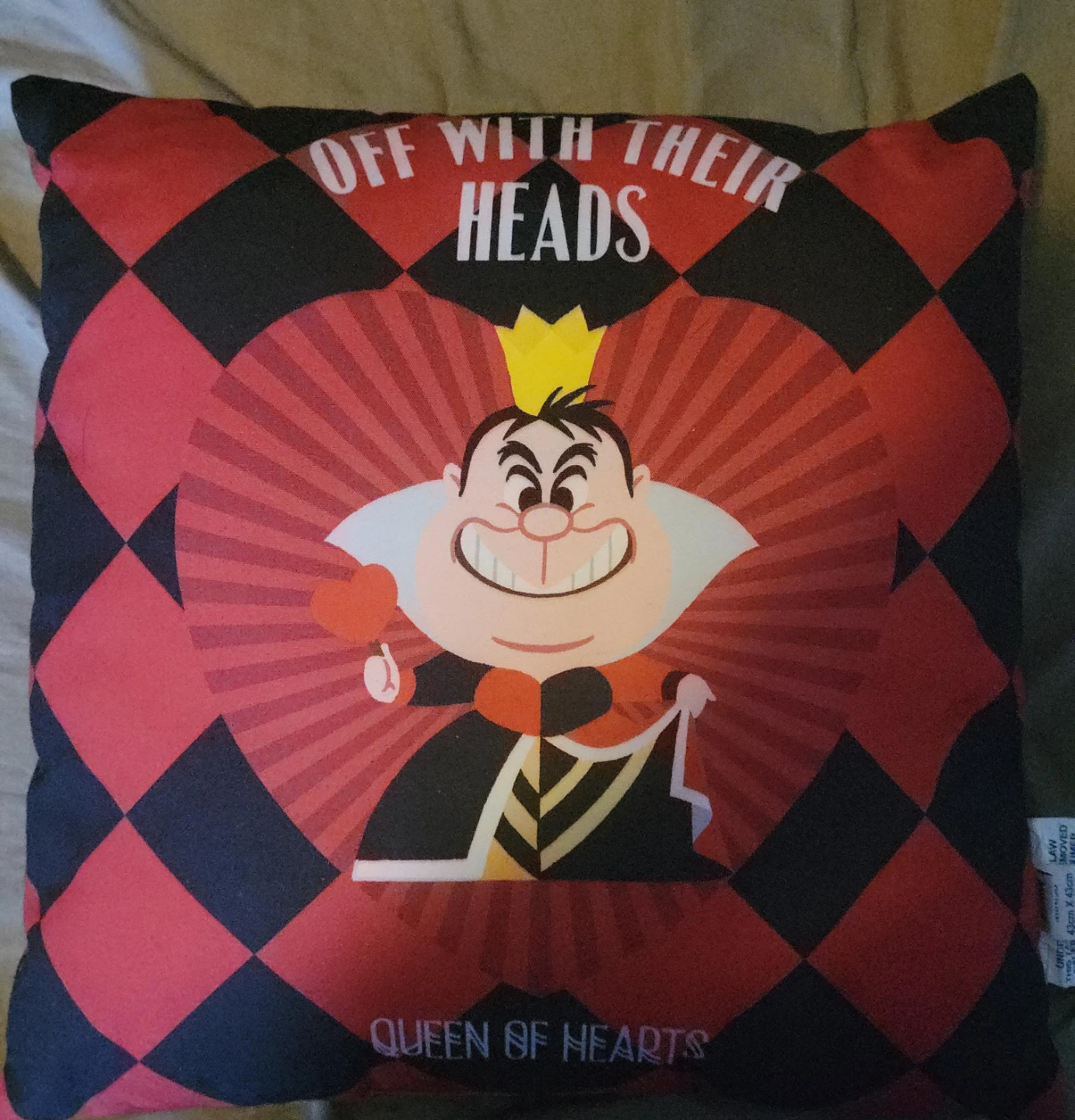 Disney Queen of Hearts Cushion