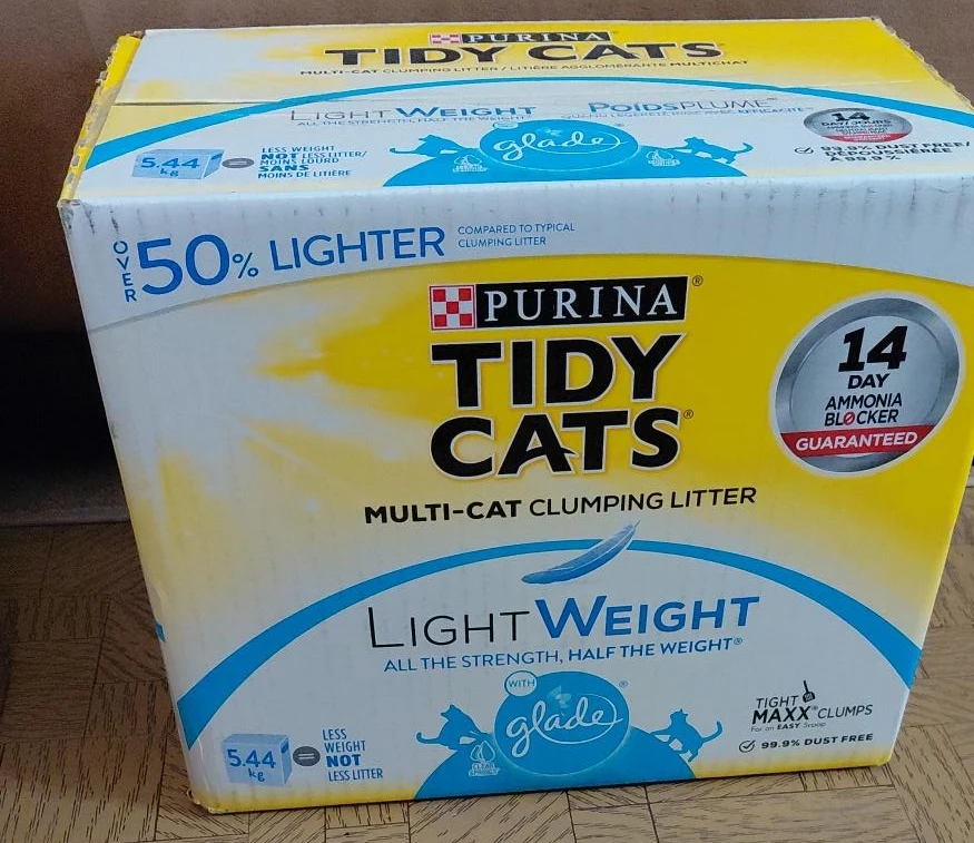 Purina Tidy Cats LightWeight Multi-Cat Clumping Litter 5.44kg