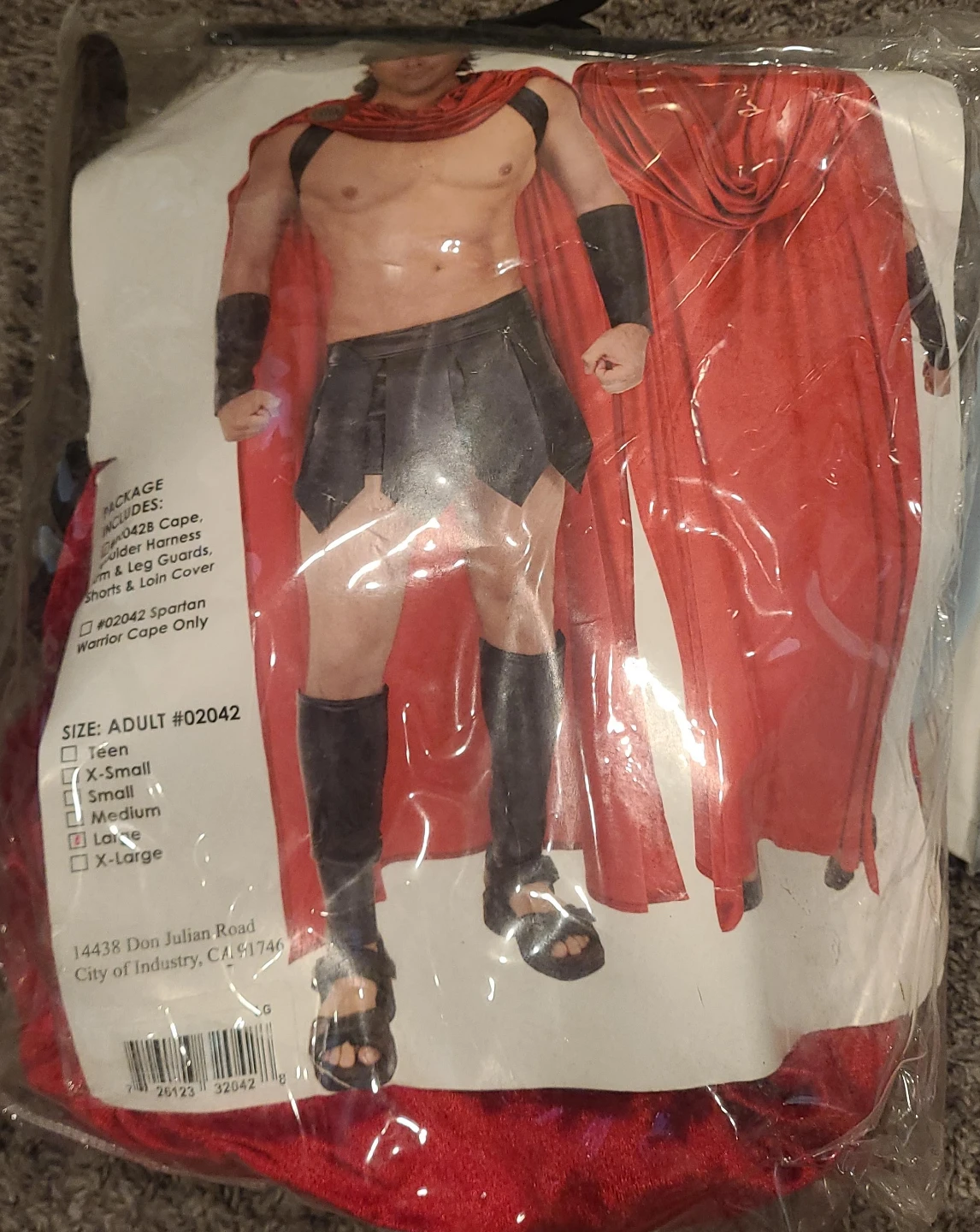 Adult Large Spartan Warrior Costume