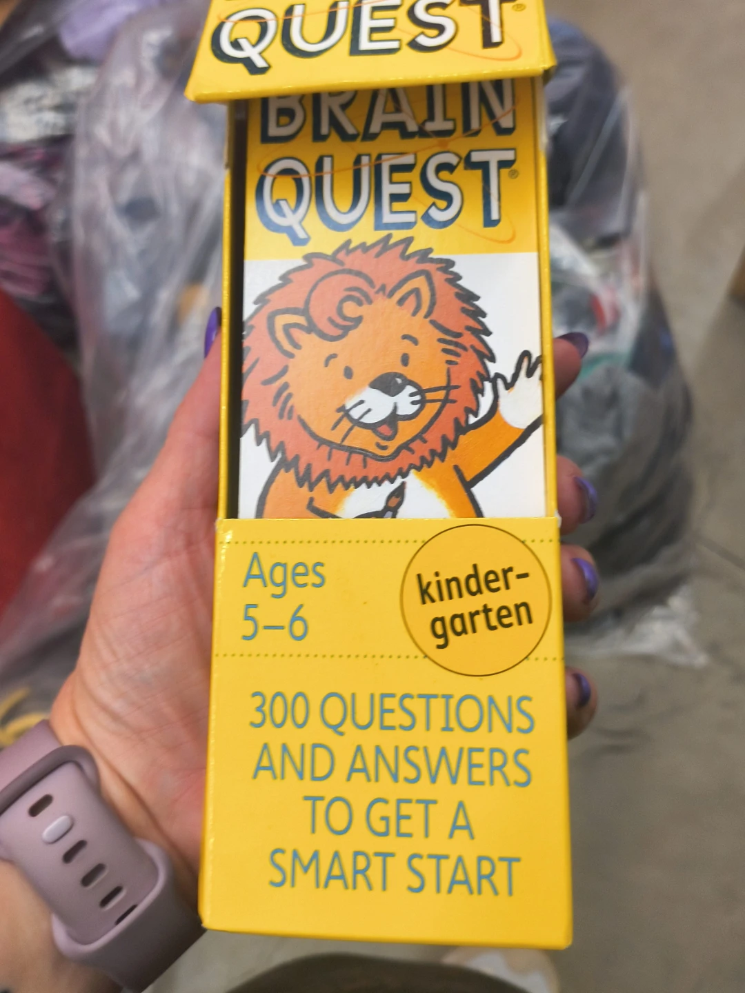Brain Quest Kindergarten Educational Card Deck