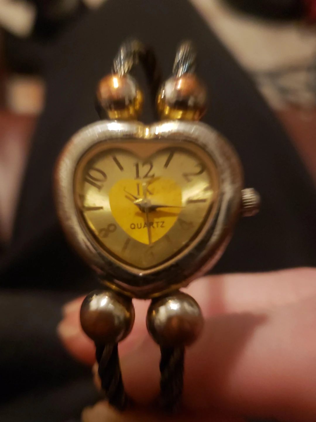 IK Quartz Heart Watch