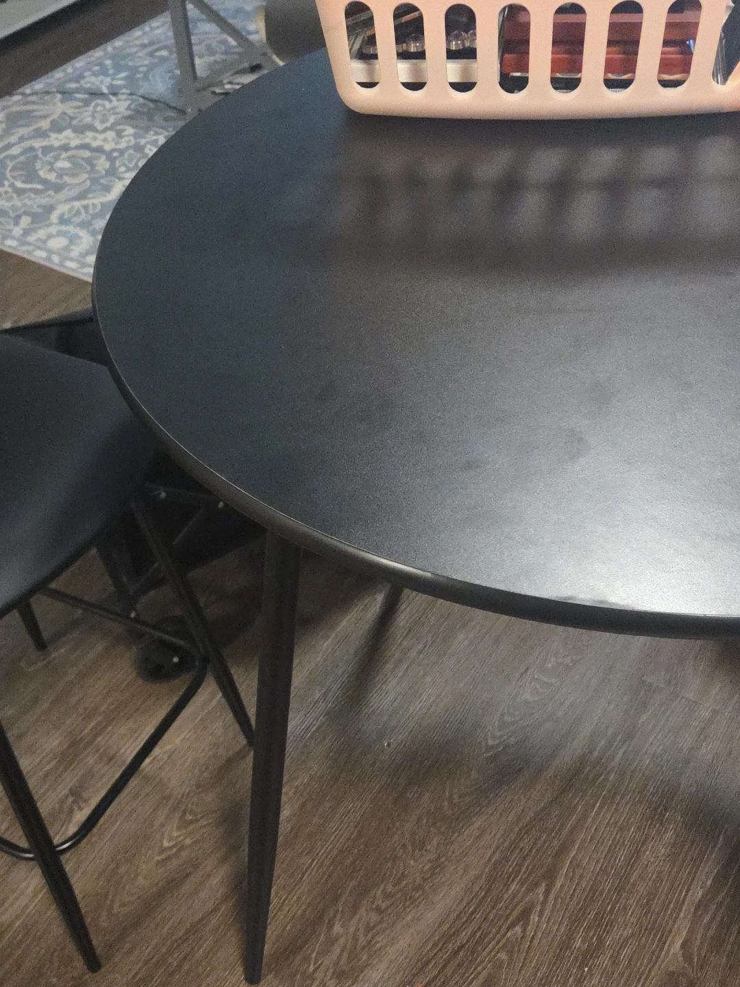 Black Round Dining Table small breakfast table for 2