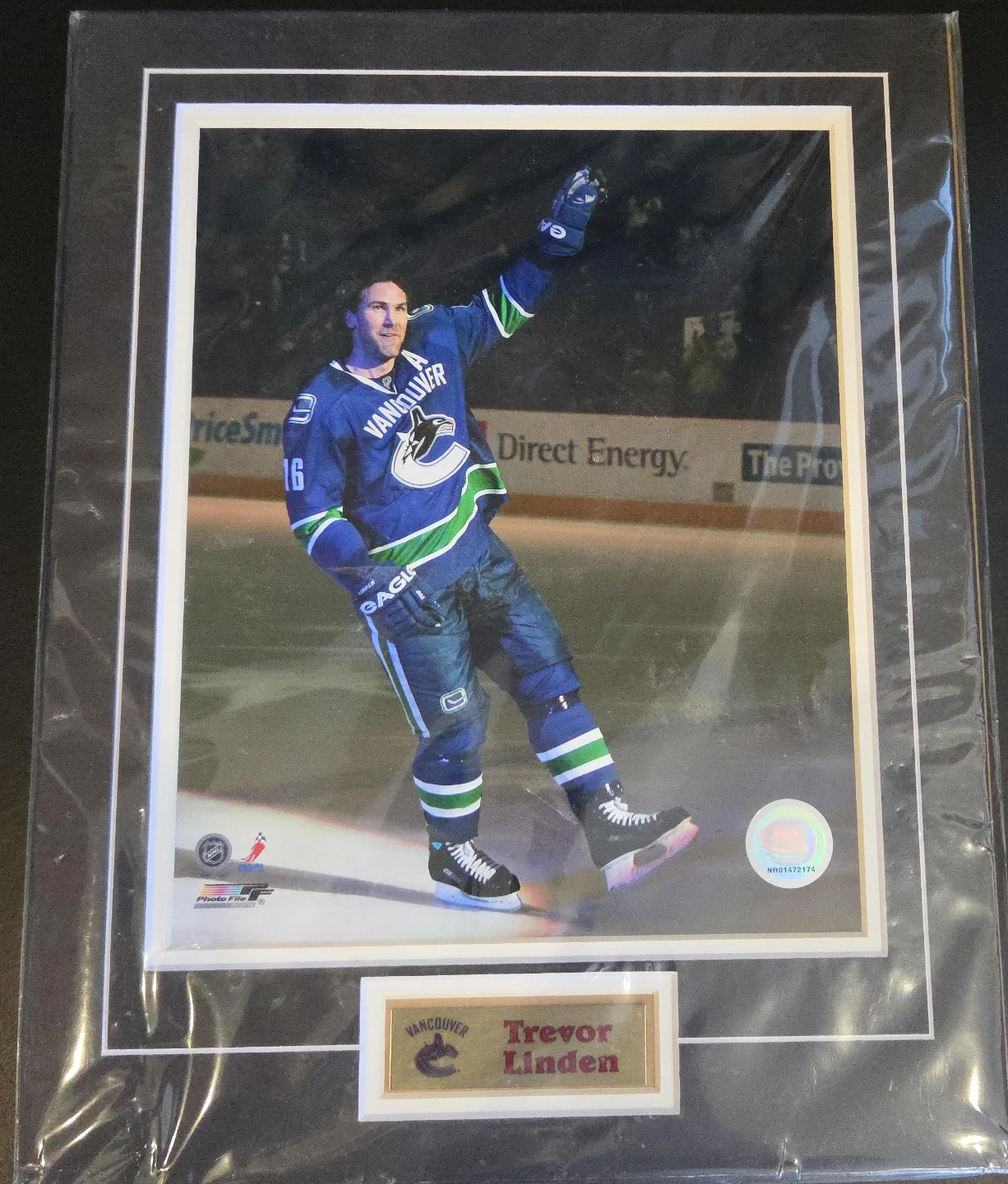 Trevor Linden Vancouver Canucks Photo Plaque