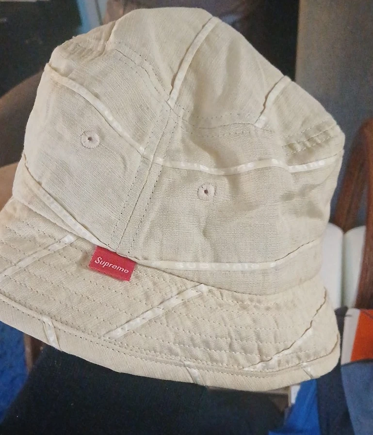 Supreme Beige Bucket Hat