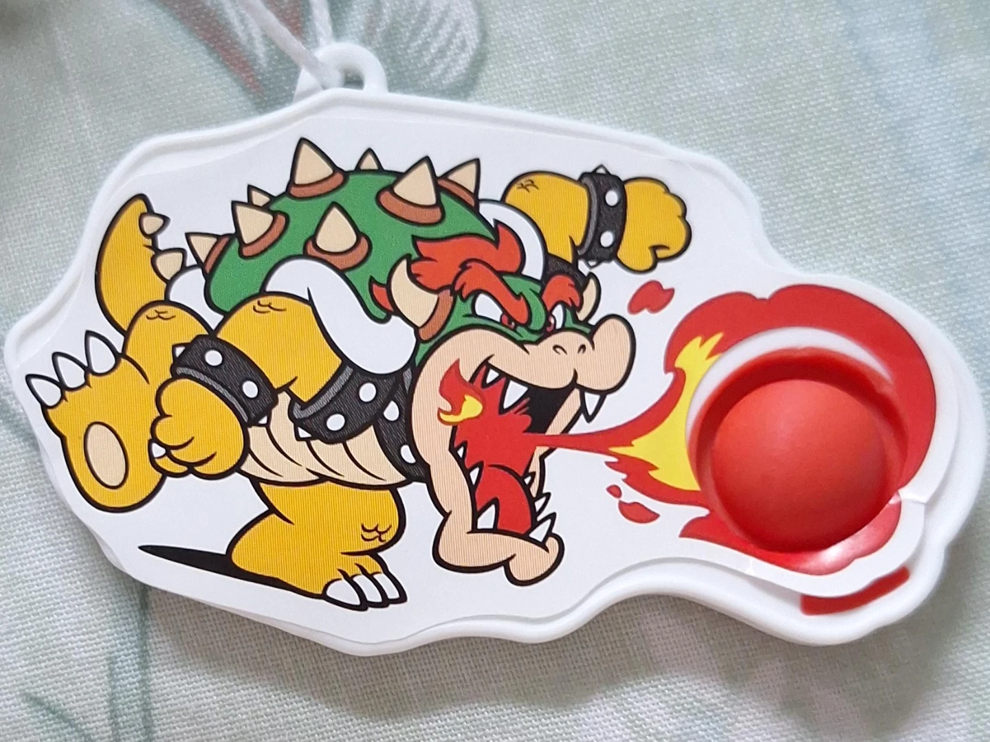 Super Mario Bowser Pop It Keychain
