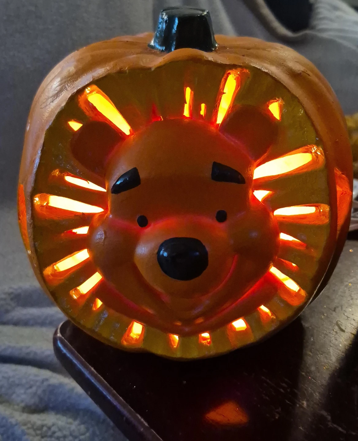 Winnie the Pooh Light-Up Pumpkin Decor