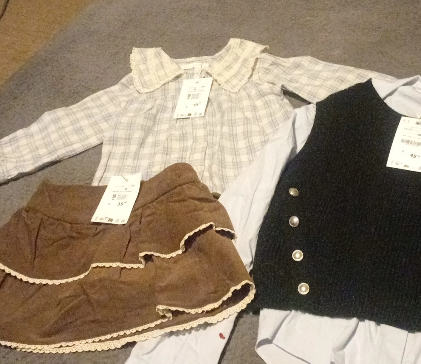 Set of 3 Kids Clothing Pieces