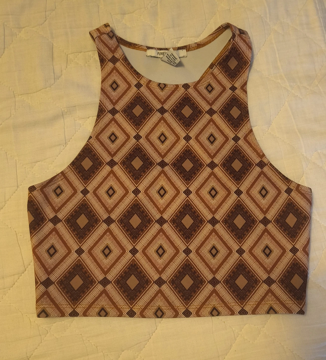 Forever 21 Patterned Tank Top