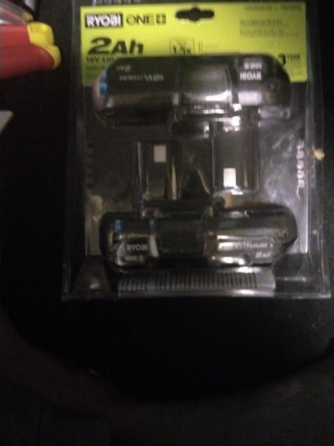 Ryobi ONE+ 18V 2Ah Lithium Battery 2-Pack