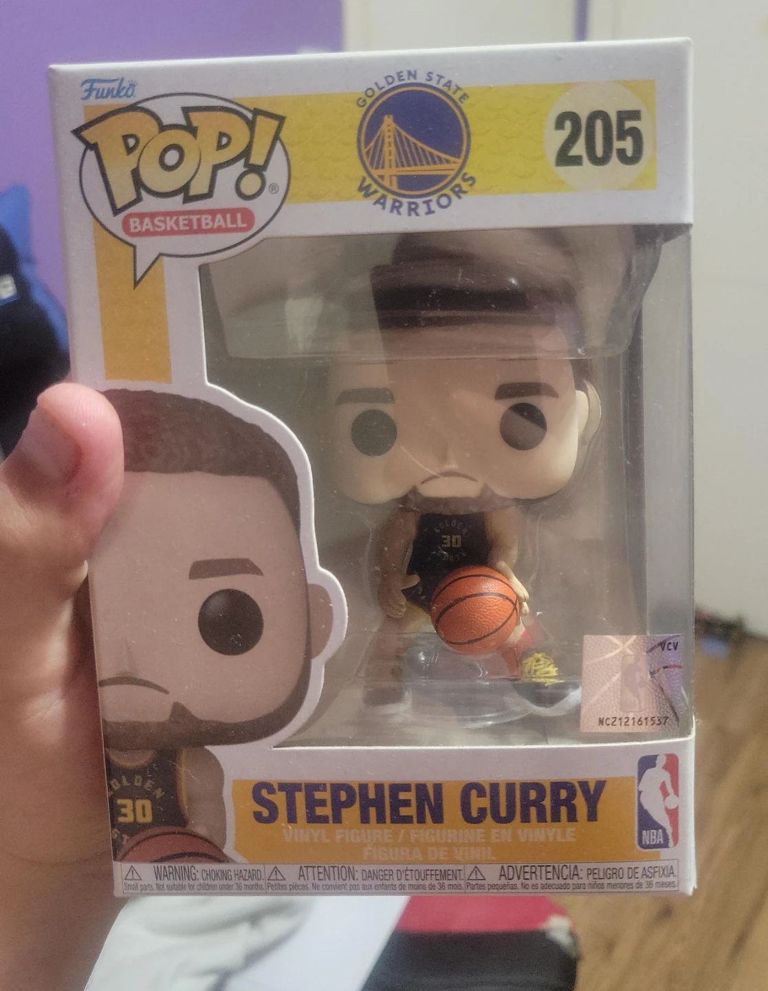 Funko Pop Basketball Stephen Curry 205