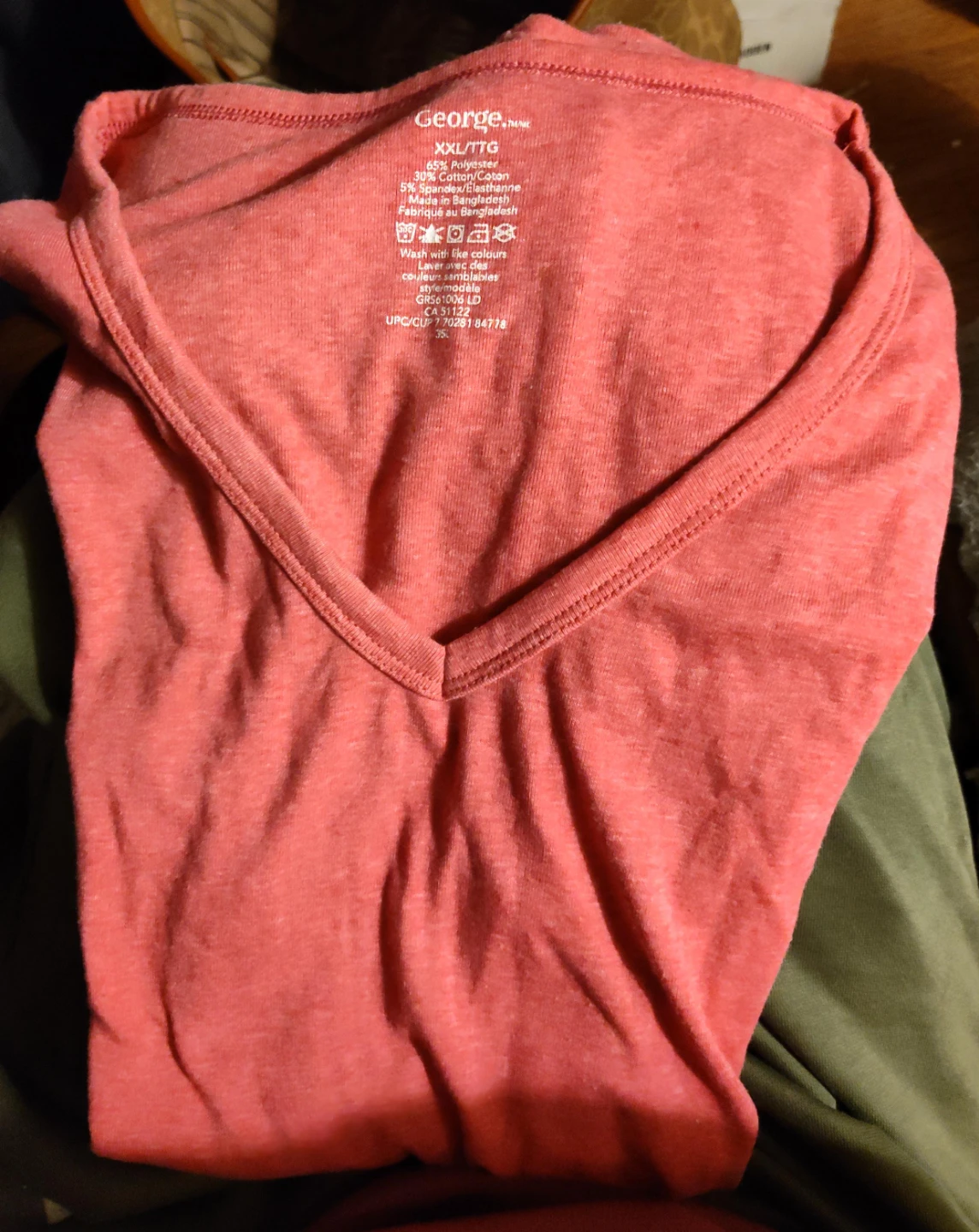 George V-Neck T-Shirt XXL