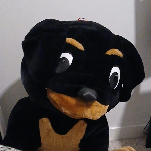 Large Rottweiler Plush Toy
