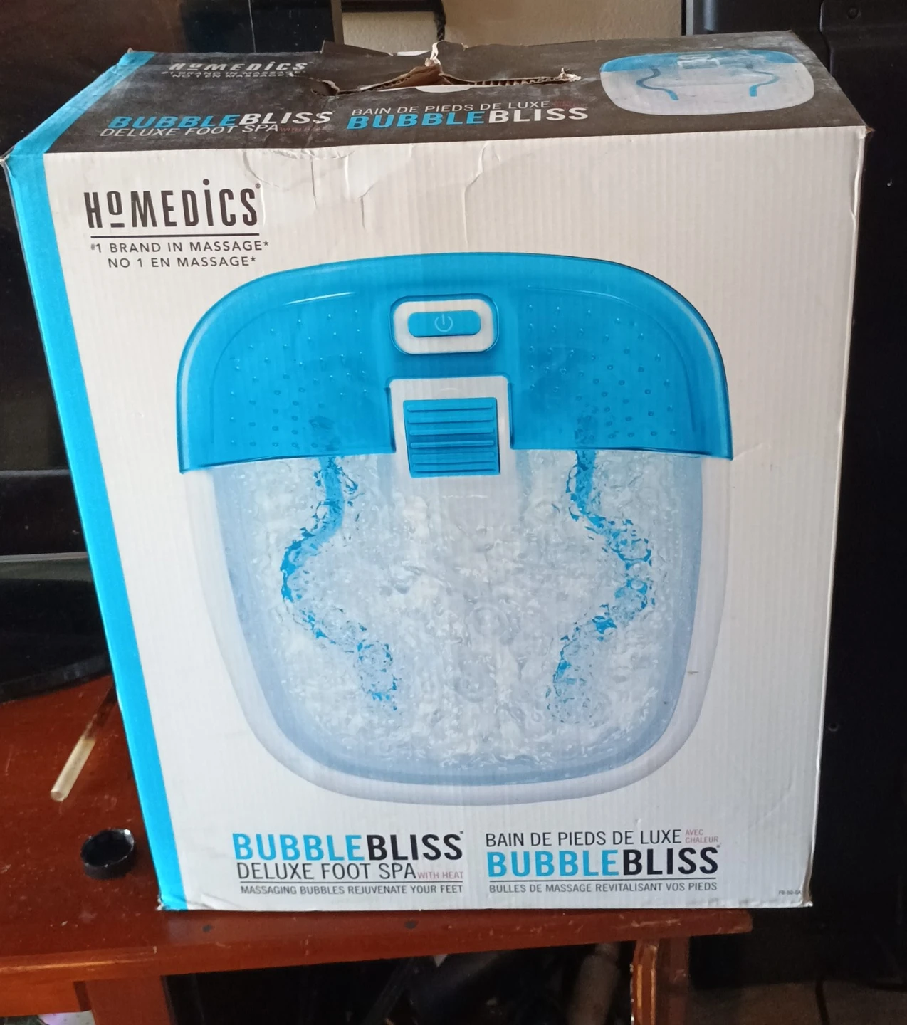 HoMedics Bubble Bliss Deluxe Foot Spa