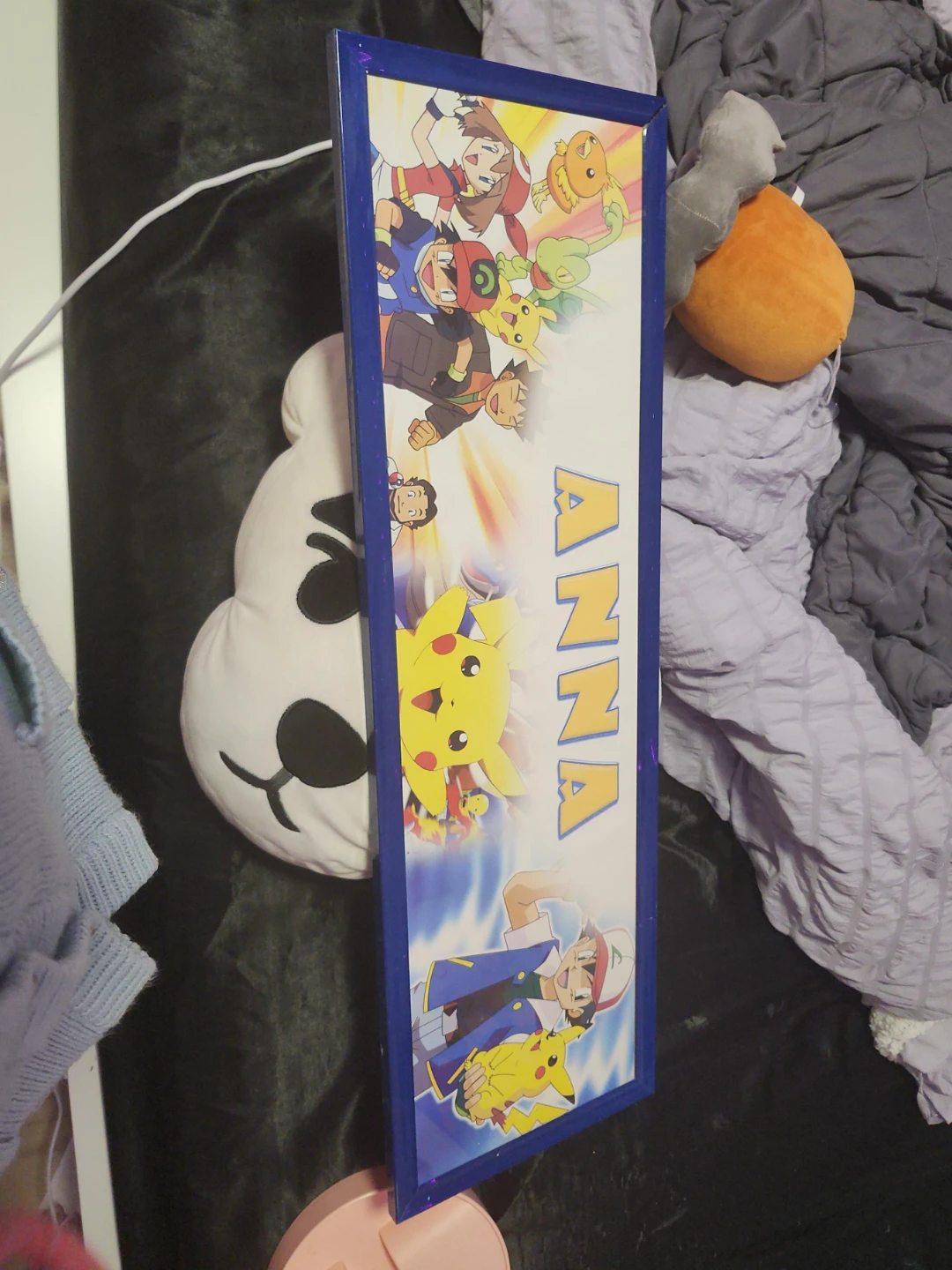 Personalized Pokemon Wall Art Sign - Anna