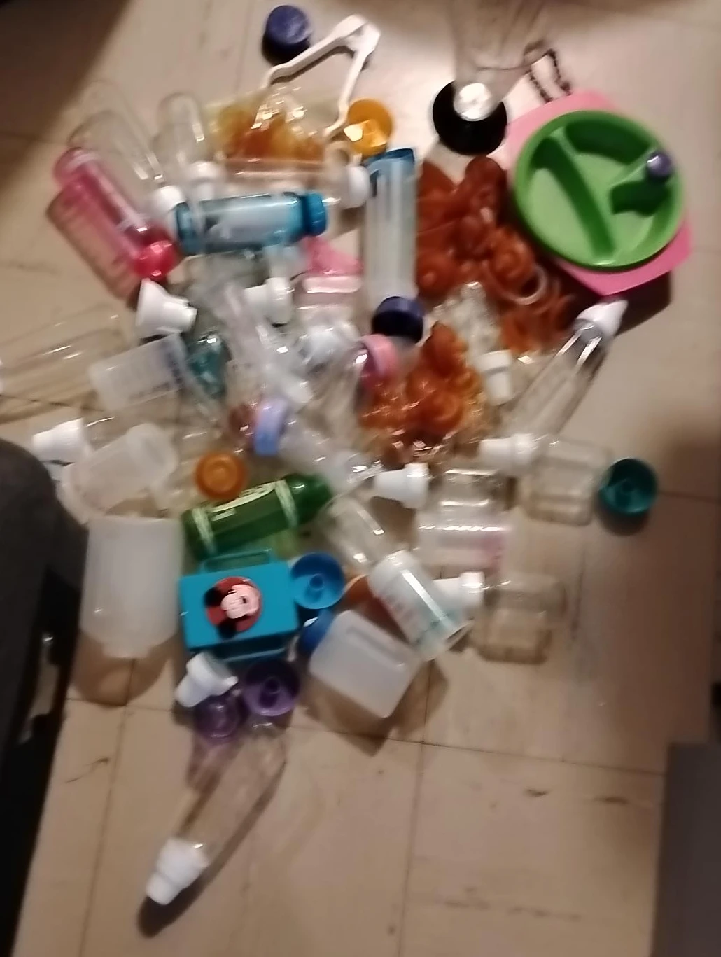 Assorted Baby Feeding Bottles and Accessories