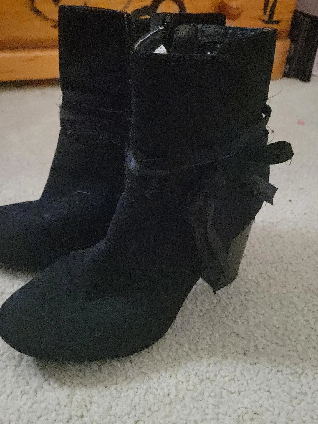 Black Heeled Ankle Boots