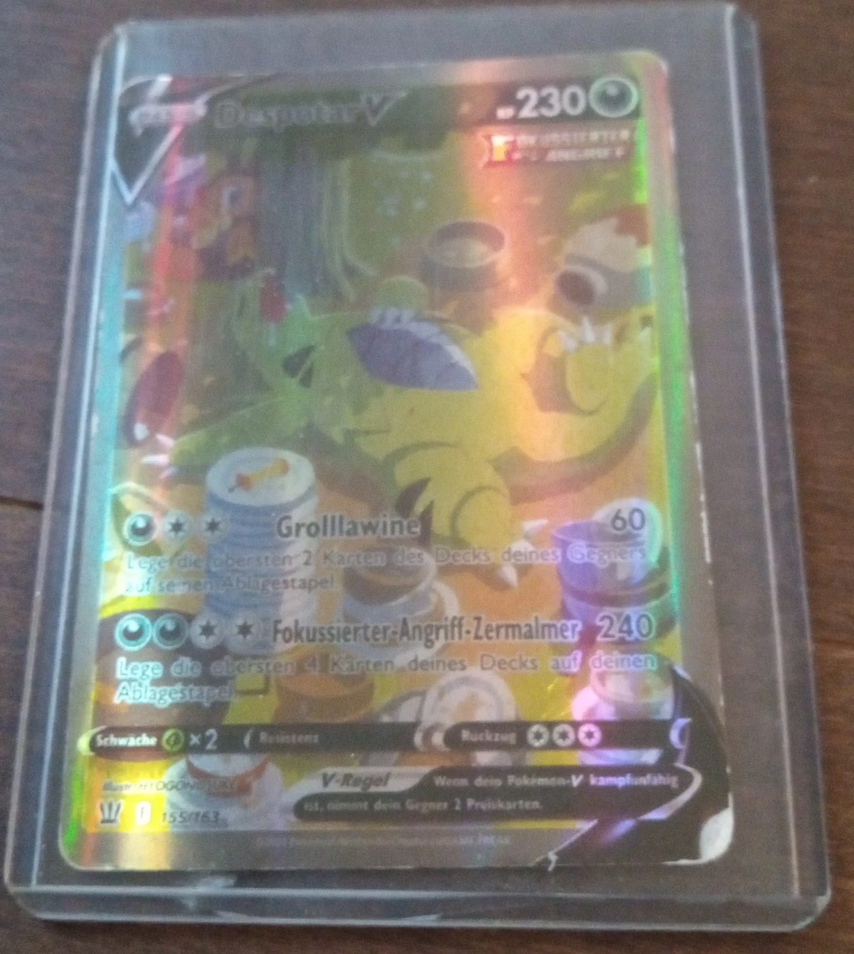 Tyranitar V 155/163 Pokemon Trading Card