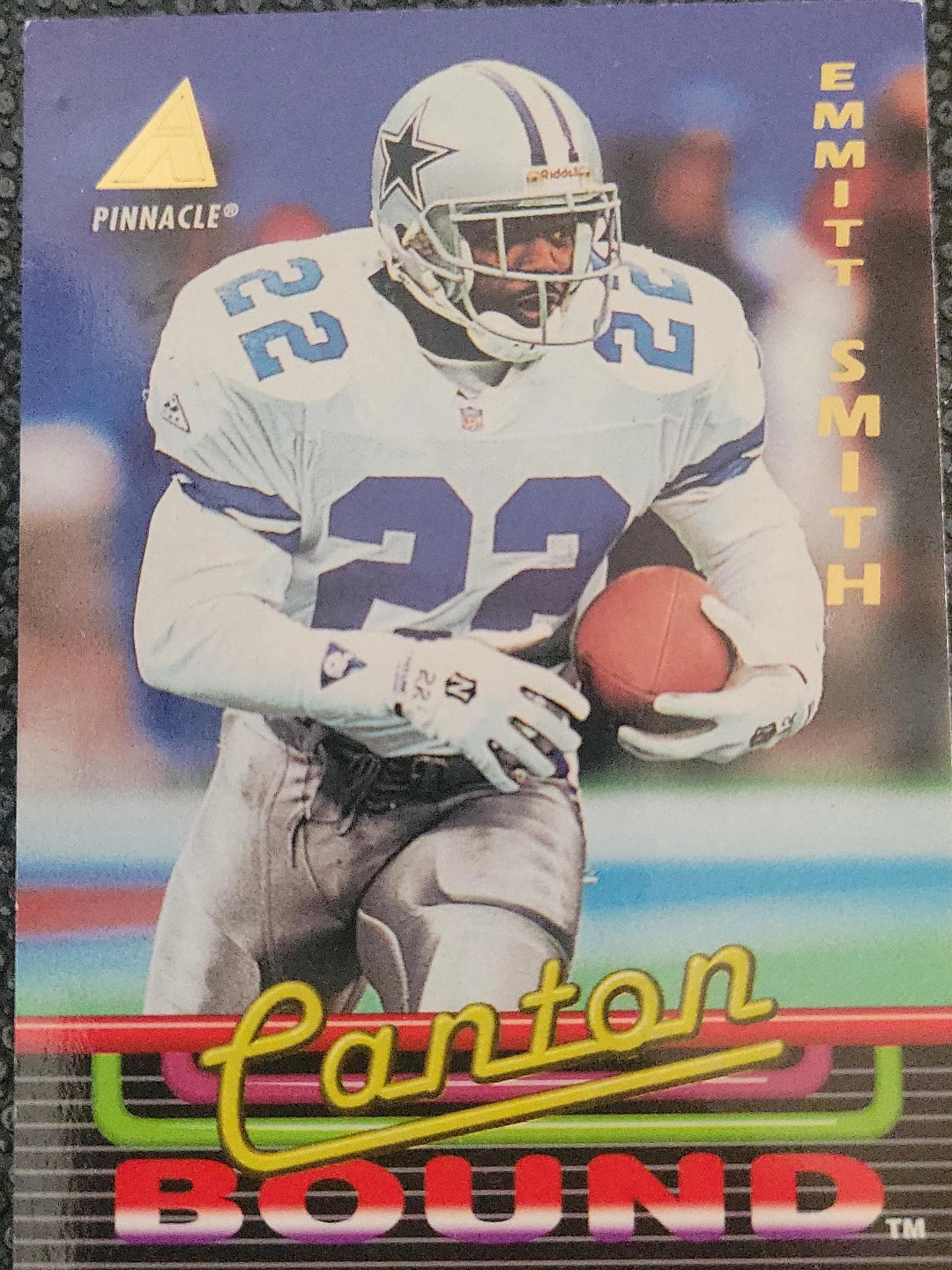 Emmitt Smith Pinnacle Canton Bound Sports Card
