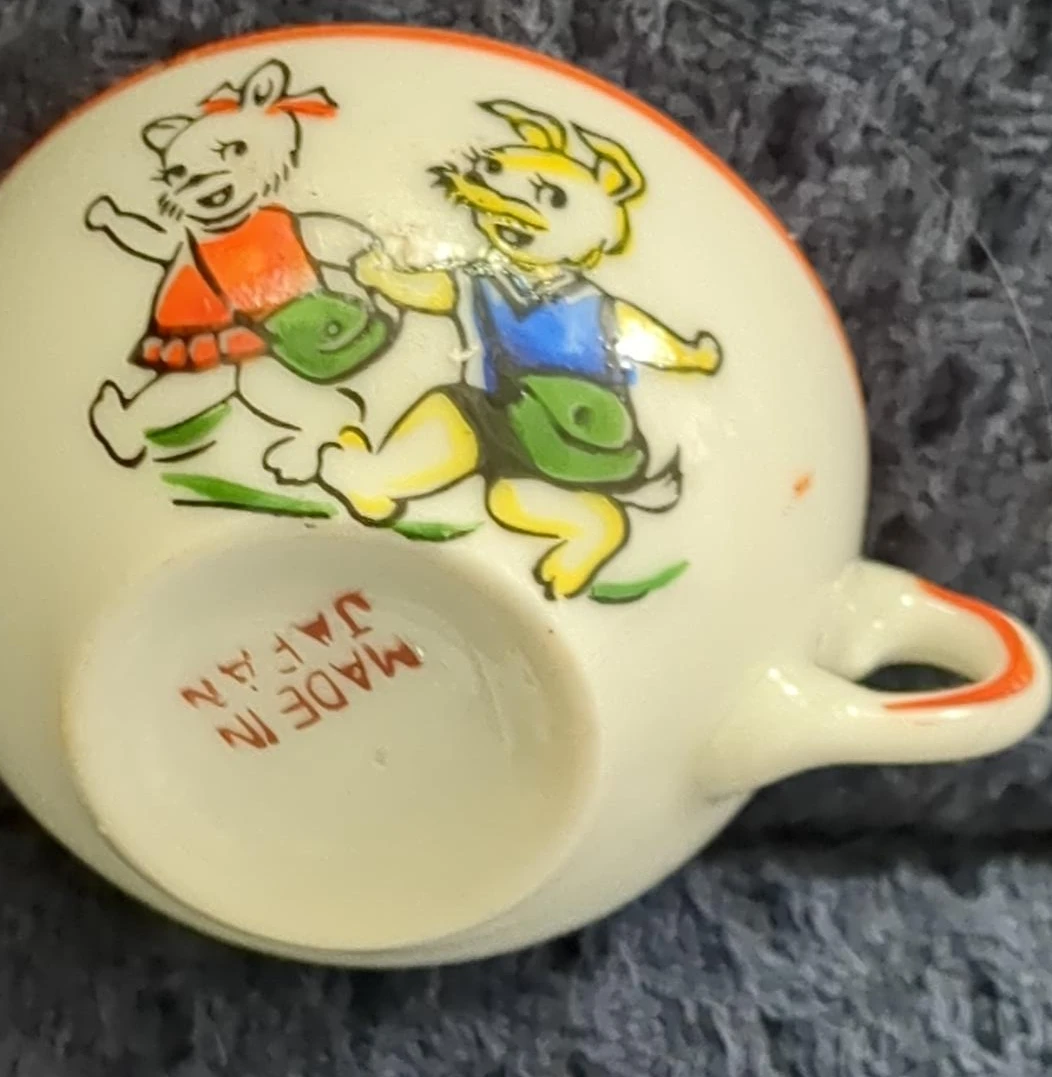 Vintage Made in Japan Child's Tea Cup
