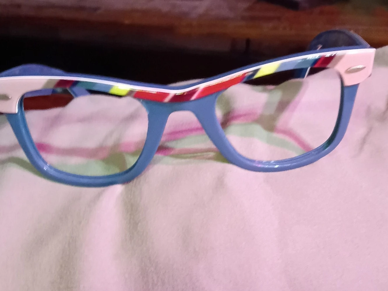 Multi-colored Plastic Fashion Eyeglasses Frames