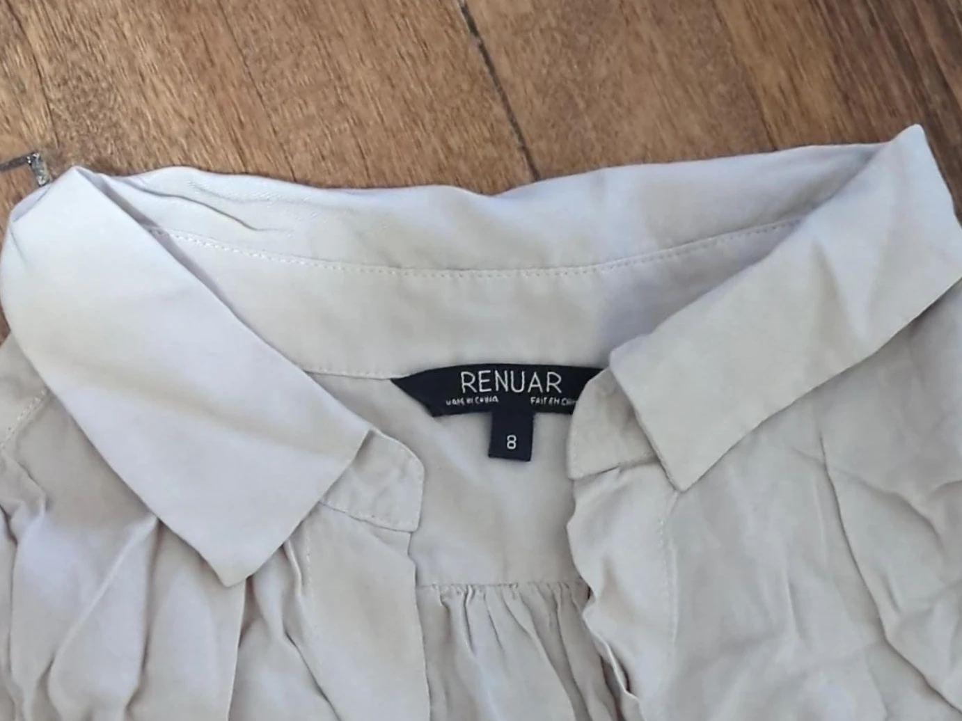 Renuar Collared Button-Down Shirt Size 8 - photo 2