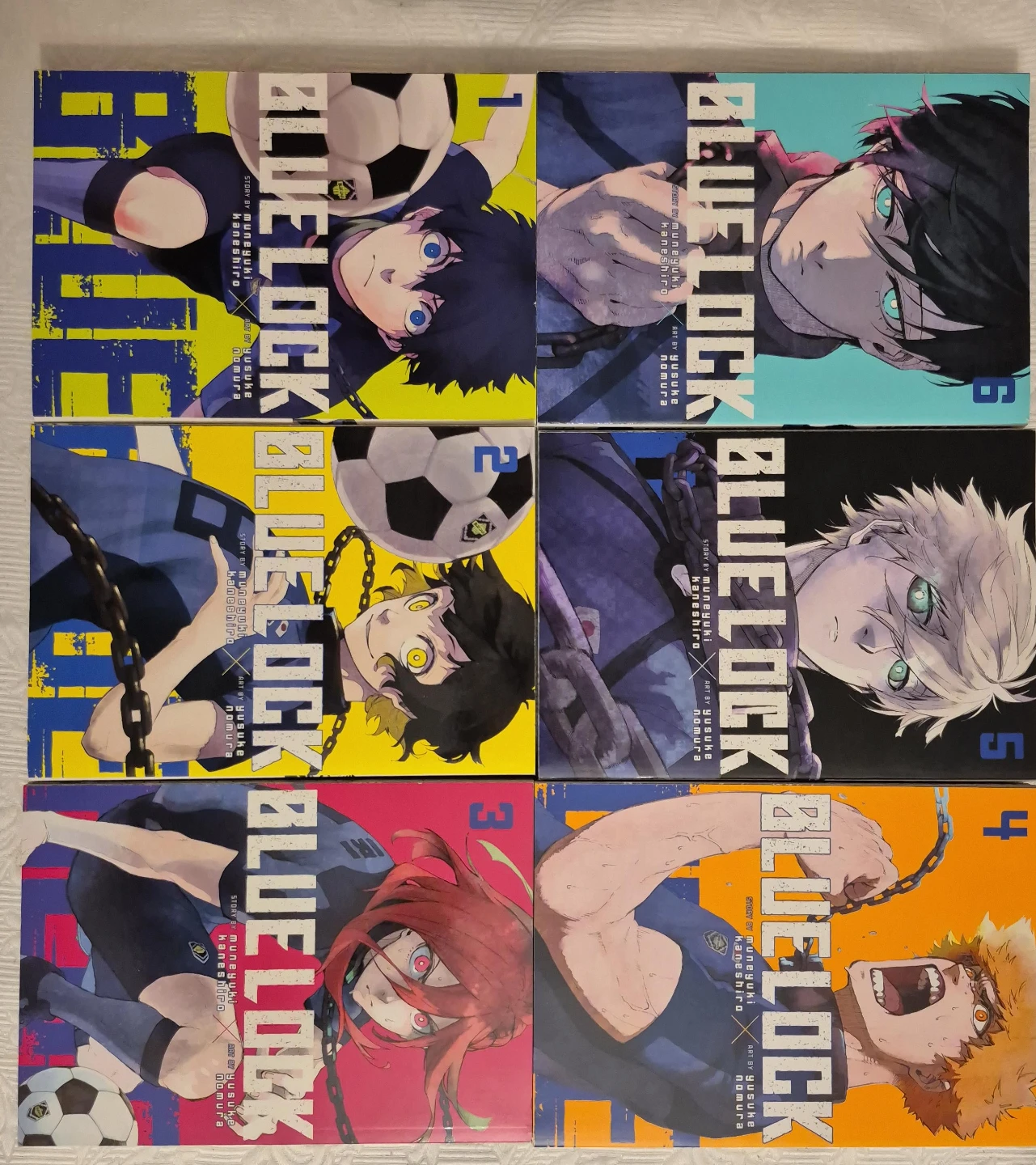 Blue Lock Manga Volumes 1-6