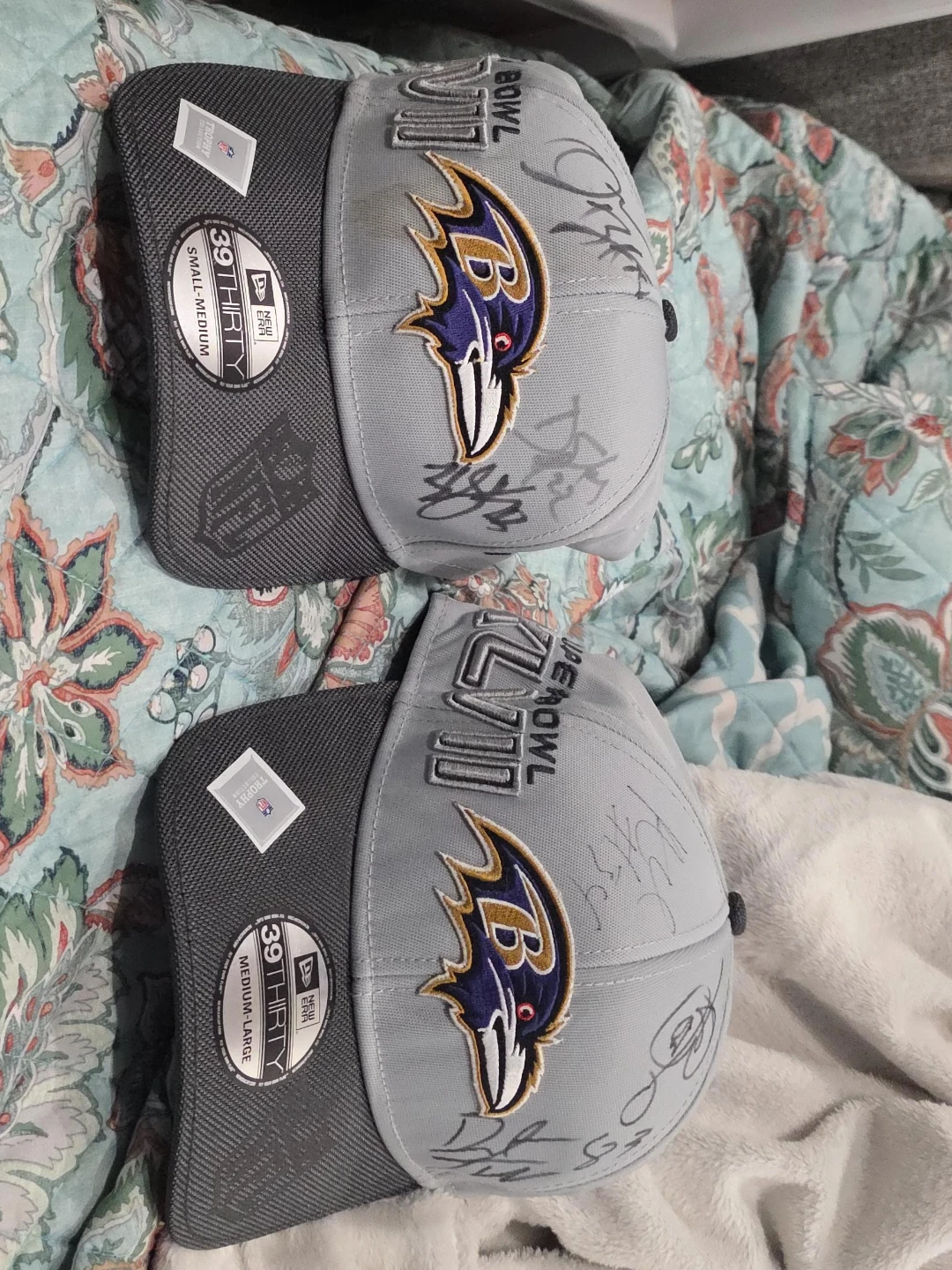 New Era Baltimore Ravens Super Bowl Caps - Signed