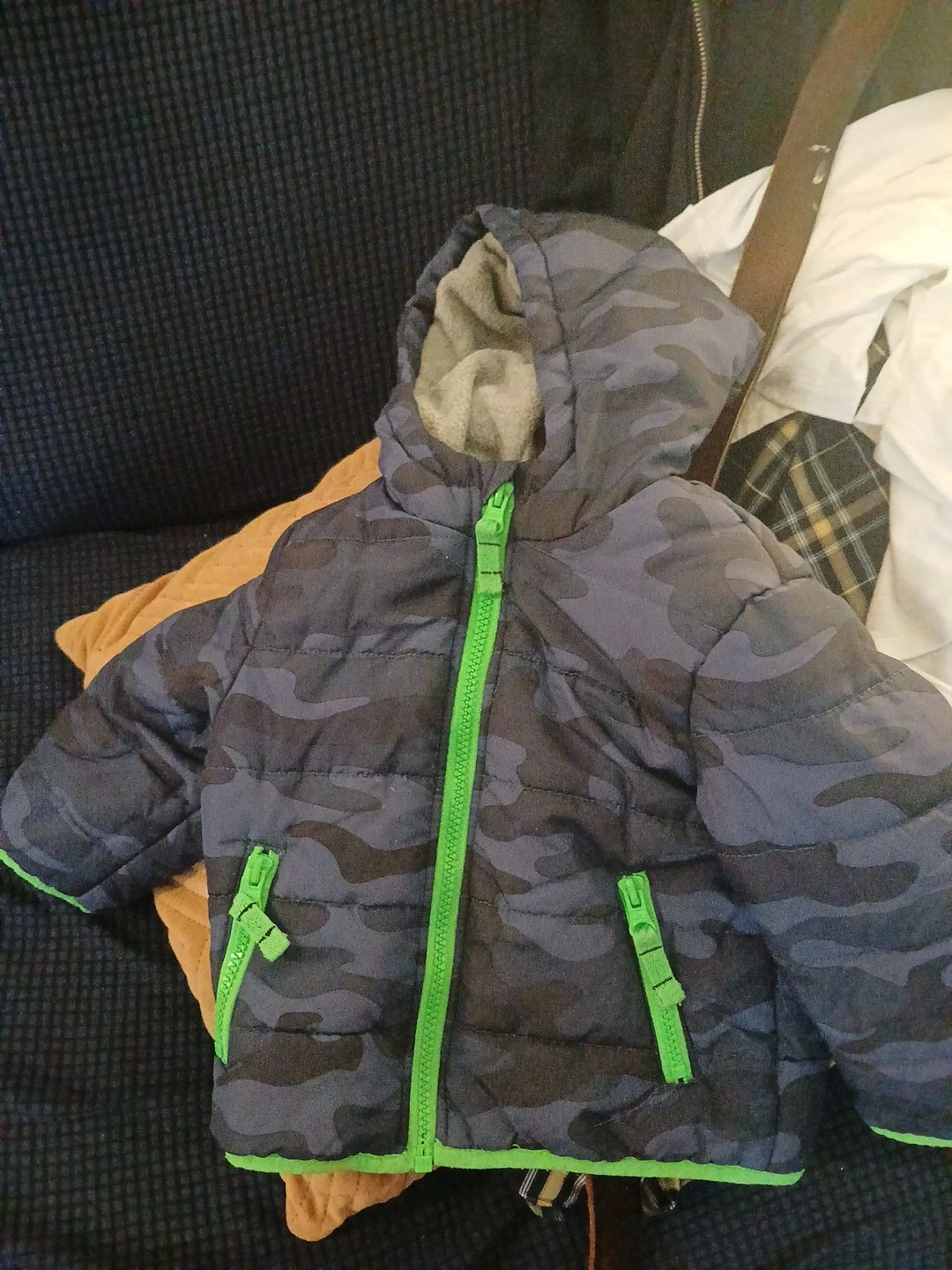 Kids Camouflage Puffer Jacket