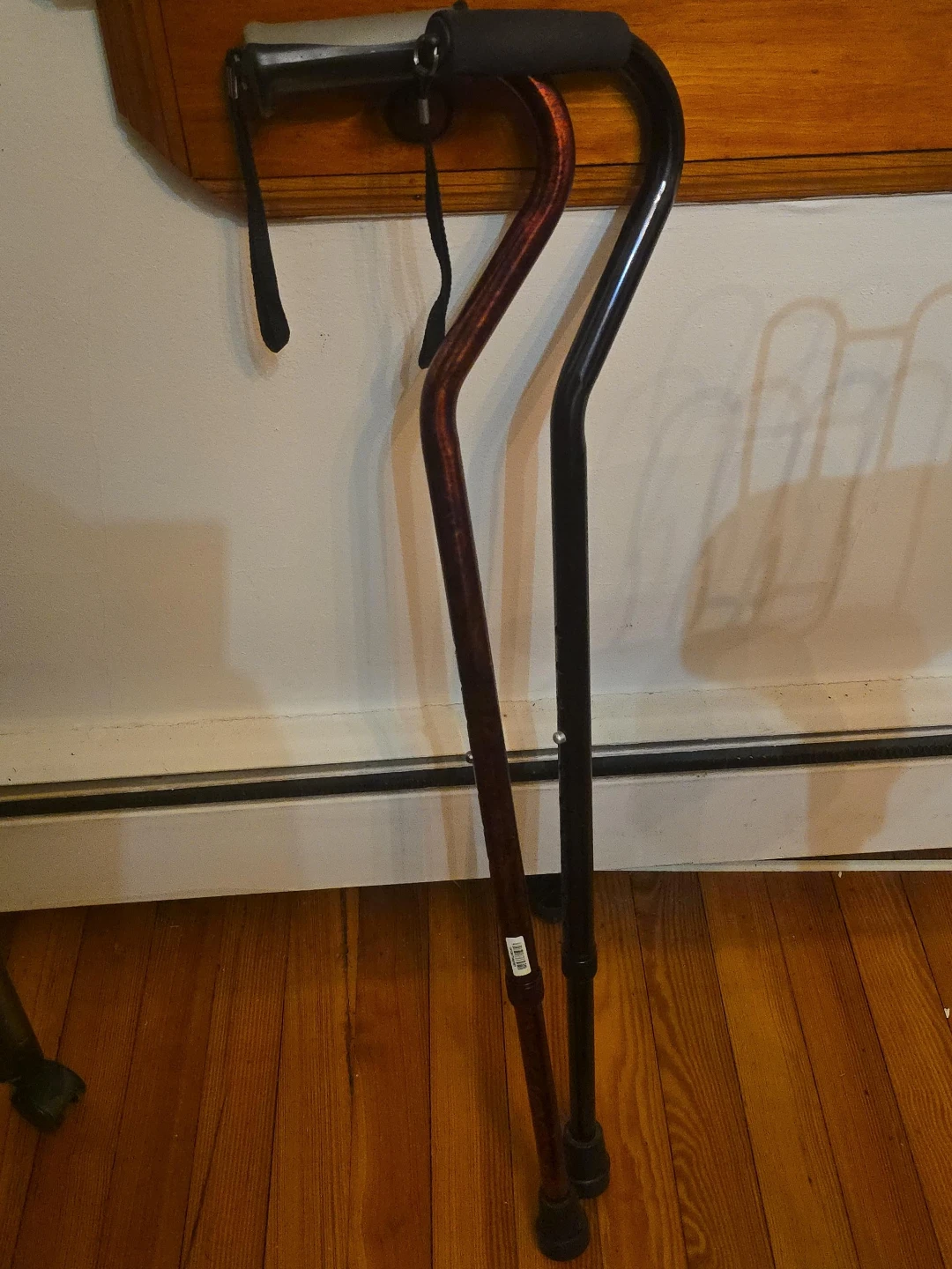 Two Adjustable Walking Canes