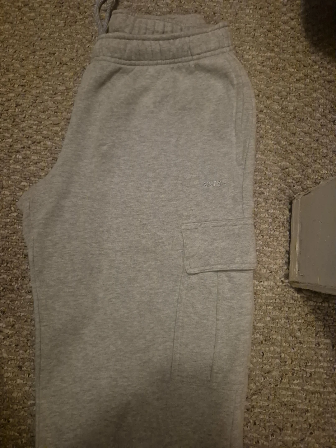 Aritzia Cargo Sweatpants Grey