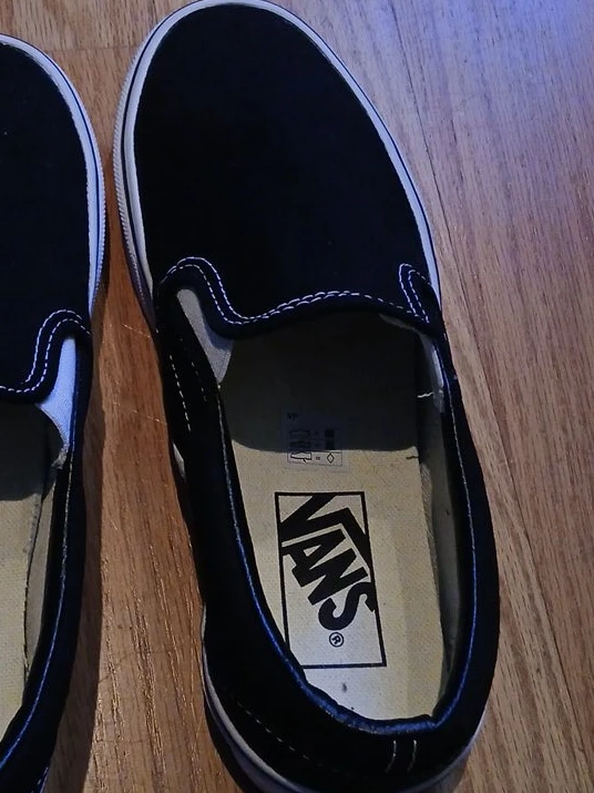 Black Vans Slip-On Shoes