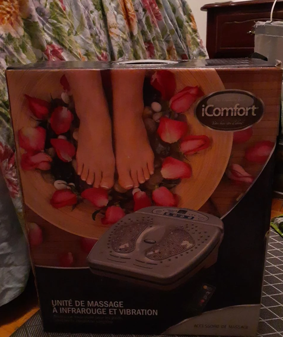 iComfort Infrared and Vibration Foot Massage Unit