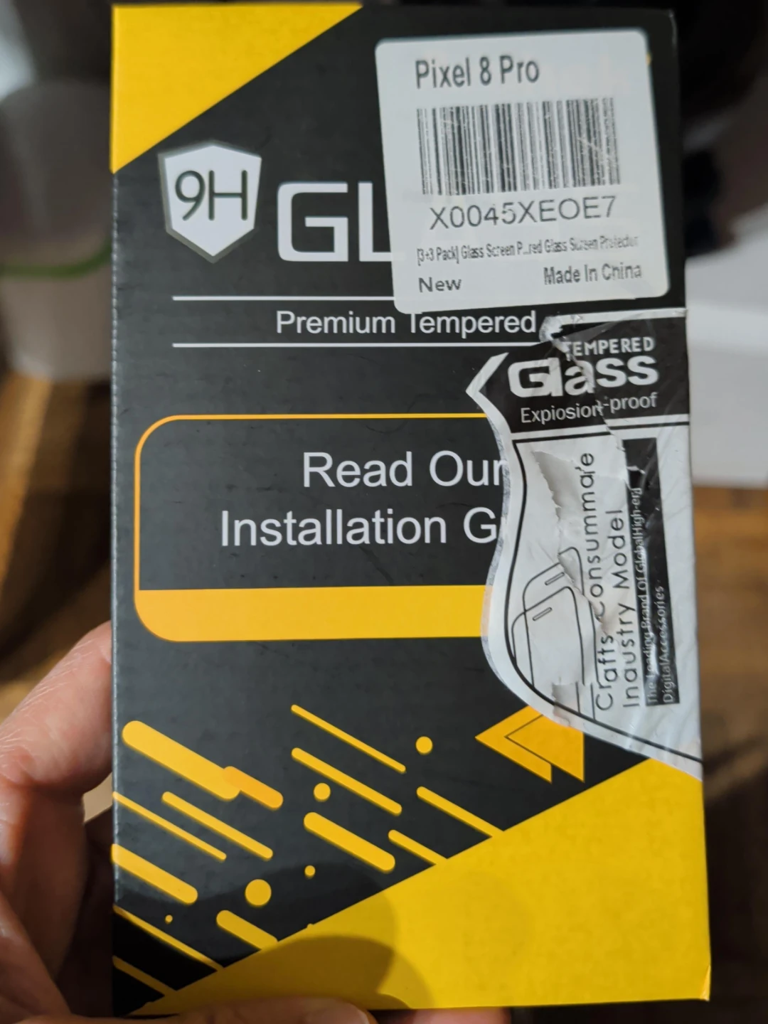 Pixel 8 Pro Tempered Glass Screen Protector 2+2 Pack