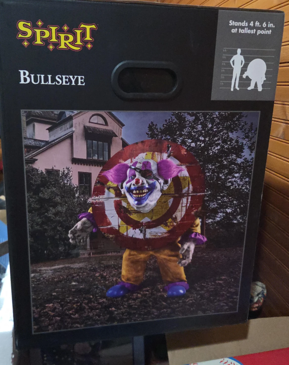 Spirit Halloween Bullseye Clown Animatronic