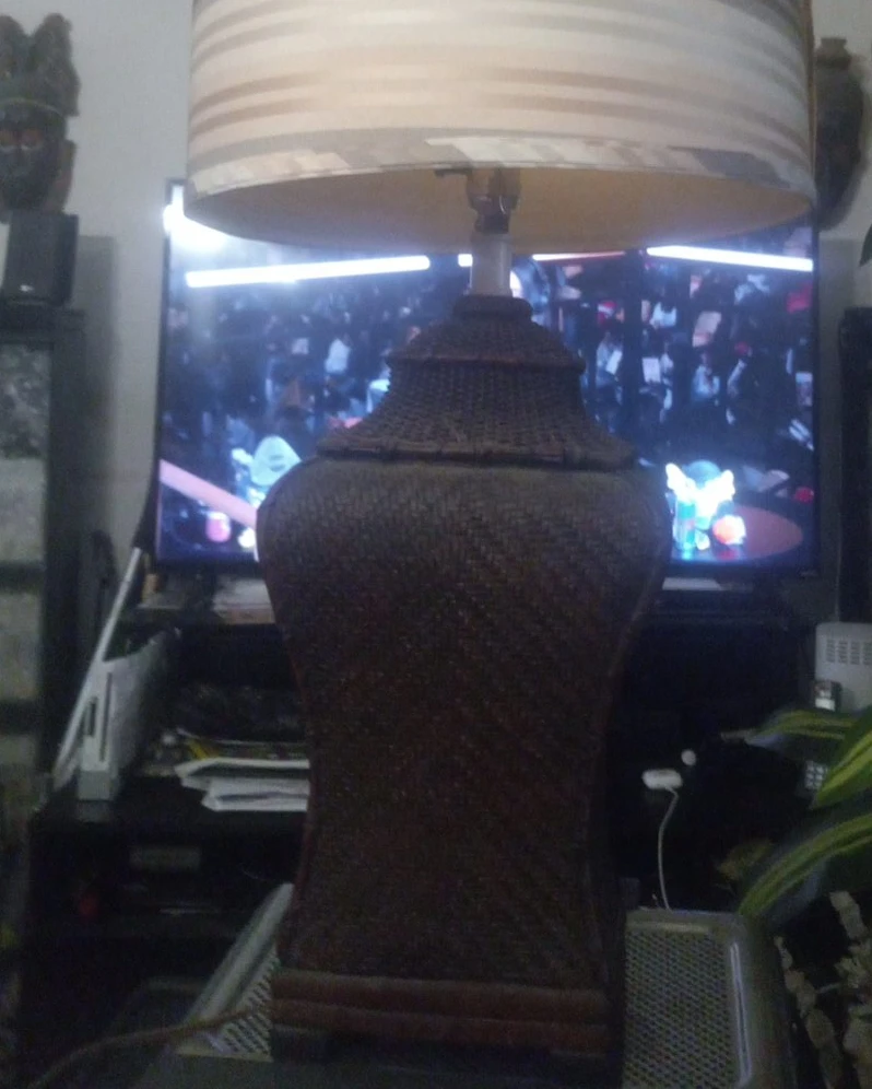 Woven Table Lamp