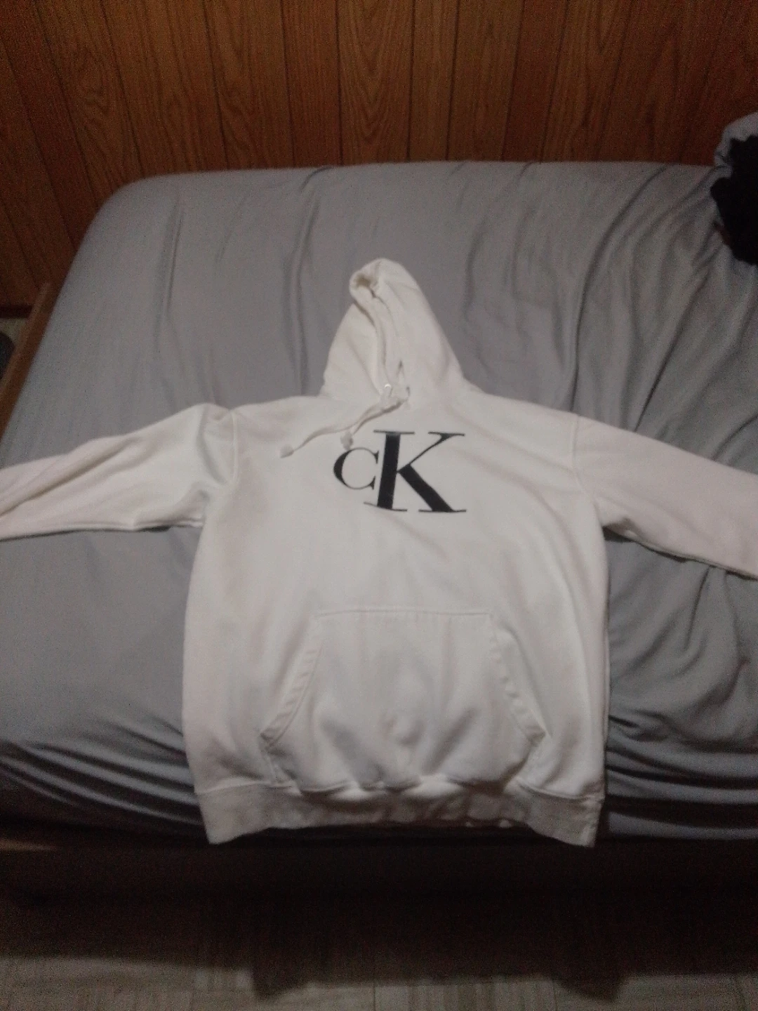 Calvin Klein White Hoodie