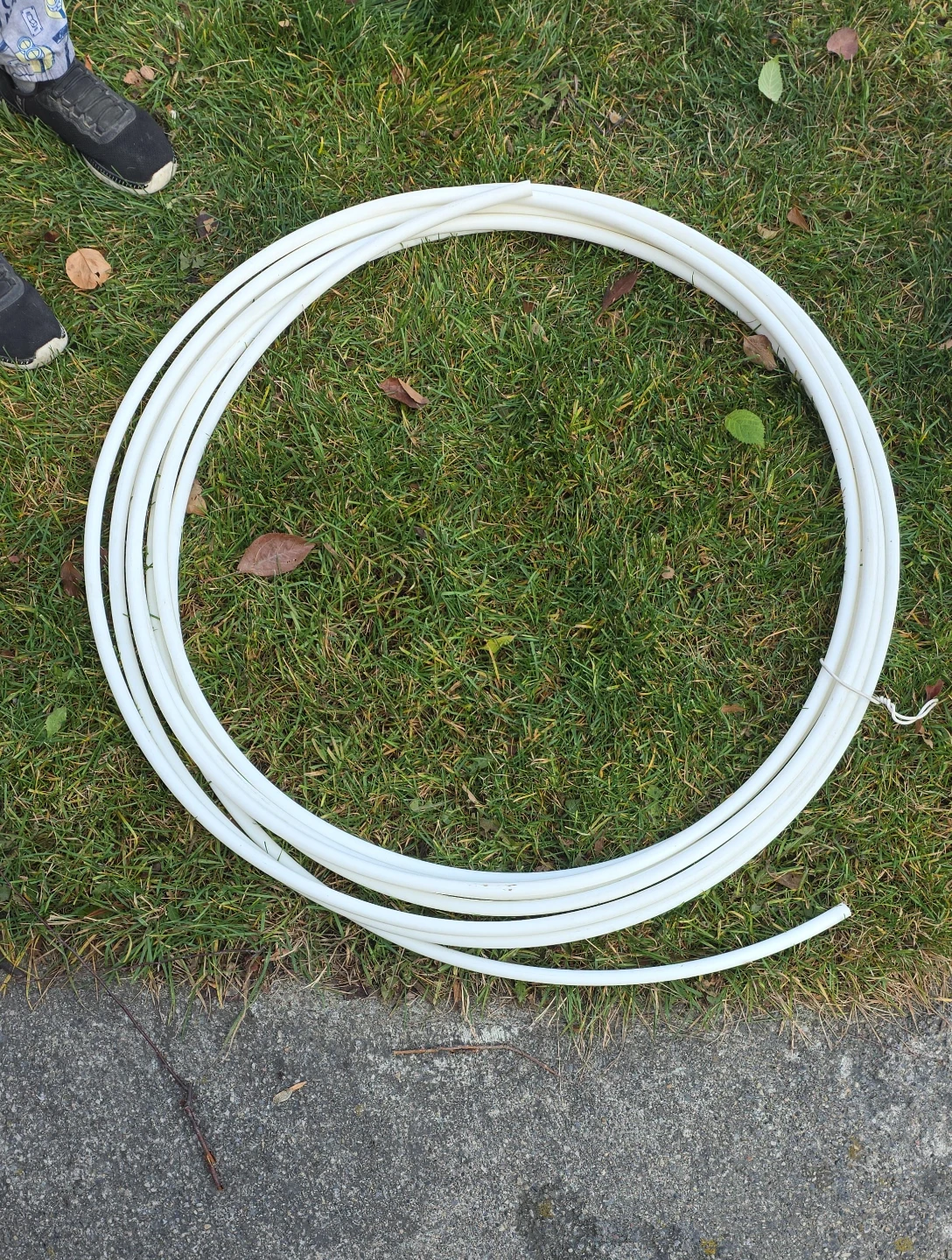 White PEX Tubing Coil
