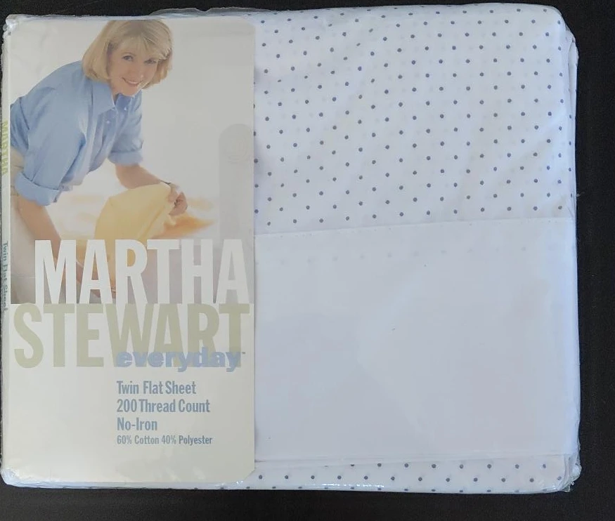 Martha Stewart Everyday Twin Flat Sheet
