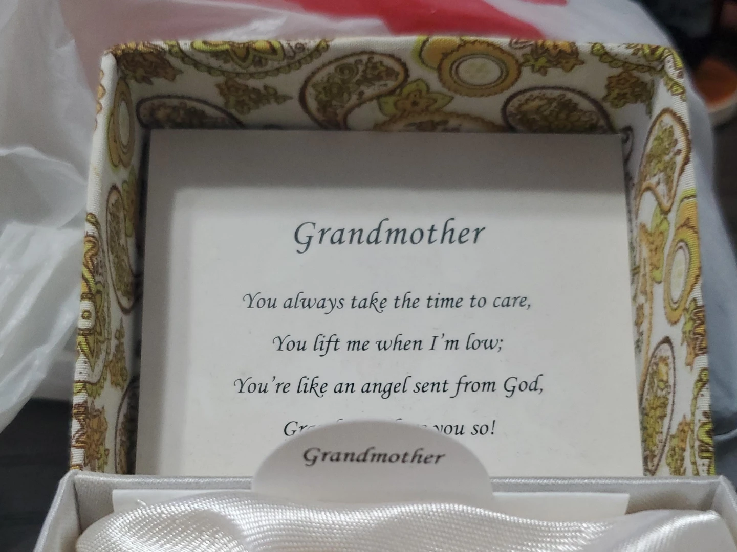 Grandmother Decorative Box with Card