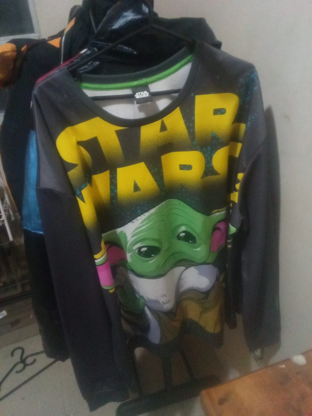 Star Wars Grogu Graphic Long Sleeve Shirt