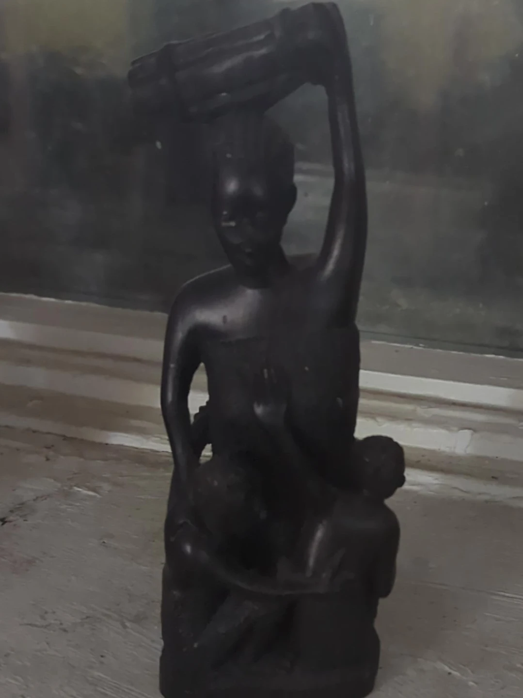 Hand-Carved Wooden Figurine